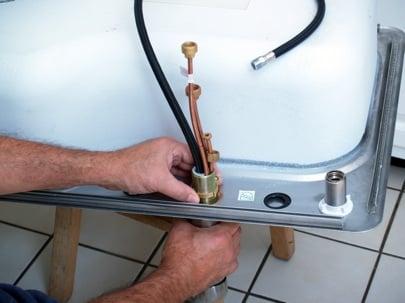 Replacing or repairing sinks and plumbing