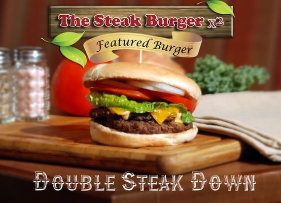 Double steak burger!