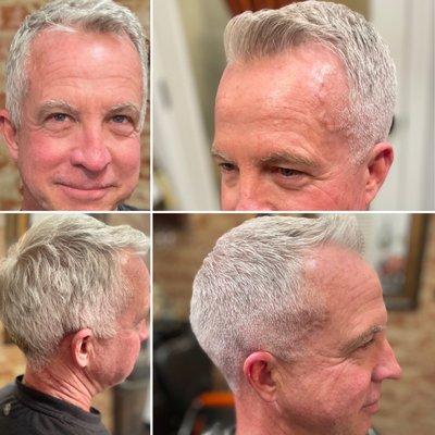 Before & After #barber #barbershop #menssalon #menshaircut #mensfade #mensgrooming #Lakeforest #Irvine #TheWellGroomedMan