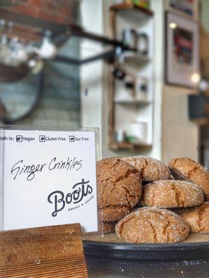 Incredibly unique (in texture and flavor) ginger cookies