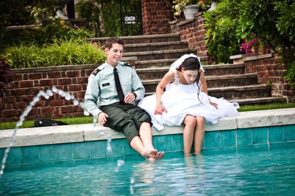 Planting field arboretum wedding