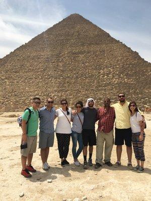 Dr. Won at Egypt with group of UNC Chapel Hill dental student for charity work.