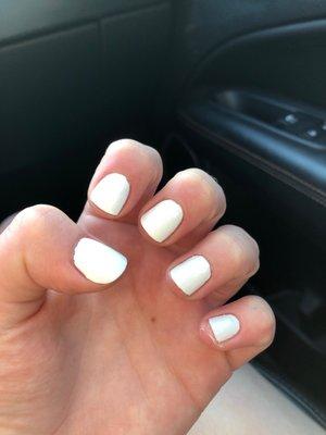 White nails