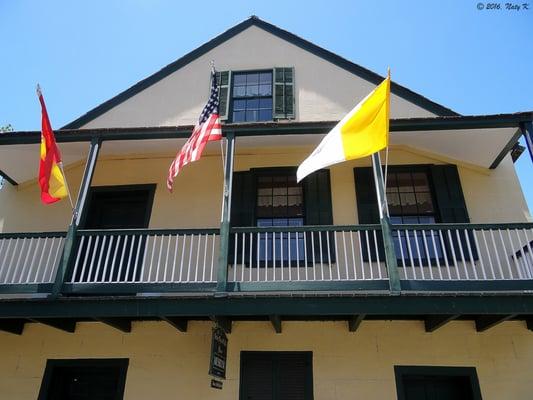 Exterior of the museum house.