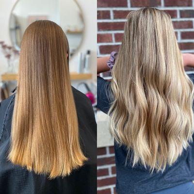 Huge blonde transformation for this beautiful girl!