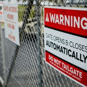 Security gate and cameras