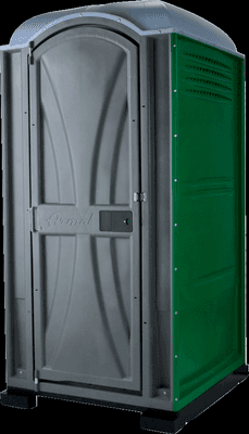 The Wave standard porta john is one of our most popular portable toilets. Great for special events.