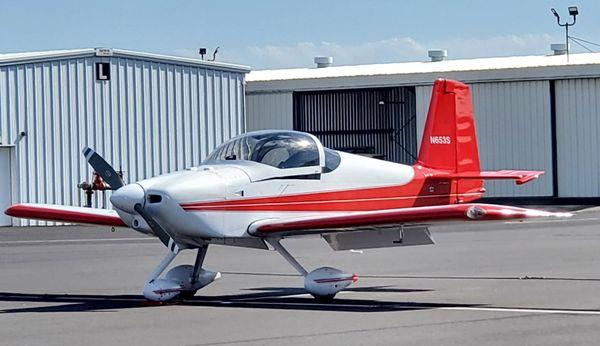 One of the planes near Hanger 1S.