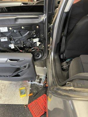 Rear door speakers