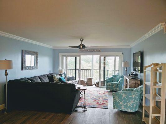 Drywall work completed. New tile floors. New moldings. Fresh paint.