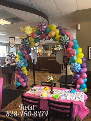 Candyland Balloon Arch