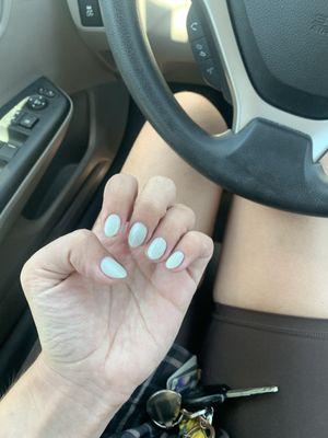 Nails by Son - there was a miscommunication about the dip color but I'm really low maintenance so I still thought they looked great