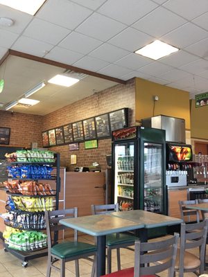 Subway interior in Montgomery