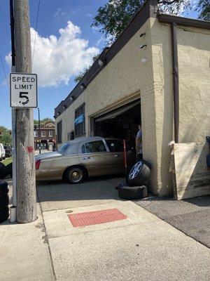 getting the tires replaced on my wire wheels