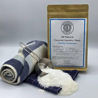 All Natural Coconut Laundry Wash - Clearly Unscented