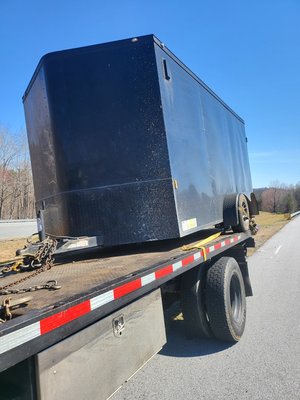 Broke trailer