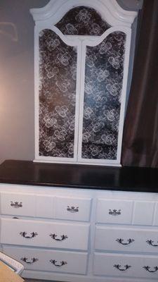 After Long dresser makeover