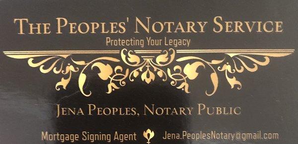 The Peoples' Notary Service