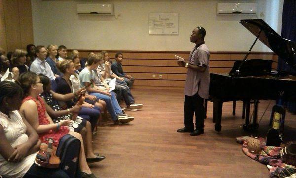 Nobicmuzik and students in concert