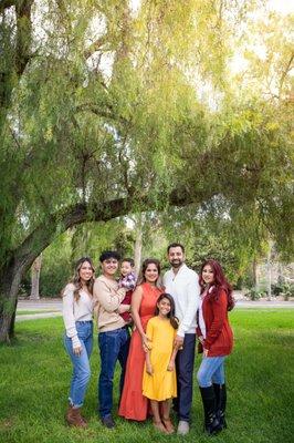 First family photo shoot to bring in the fall!