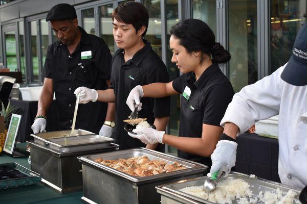 Seared Mahi Mahi by Chef Carl Peterson from our Spring 2017 Taste of Mānoa.