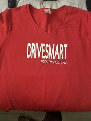 Custom uniforms for our local DriveSmart Car Warranty Company's Custom Gildan T Shirt