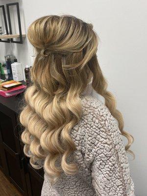 Bridal hair