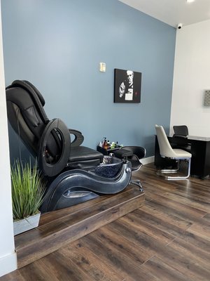 Pedicure area