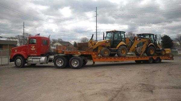 We have 2 420 f backhoes with operator for rent hourly or day rental