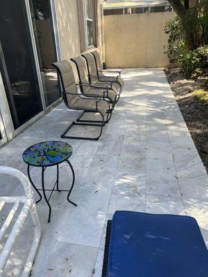 Backyard patio