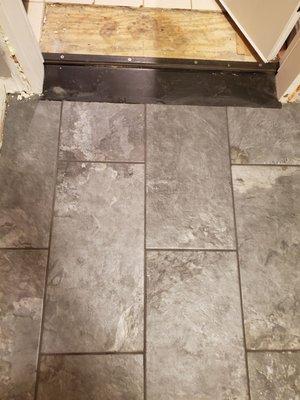 Tile for mud room