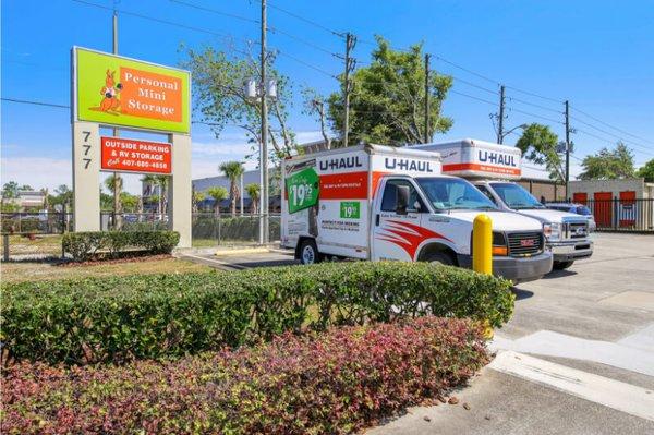 U-Haul truck rentals available