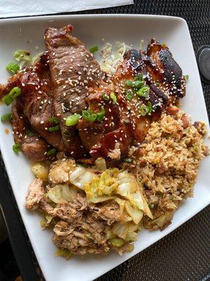 Big kahuna plate with fried rice