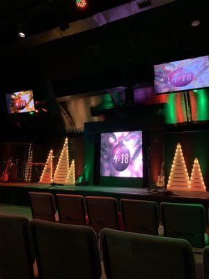 Early to Christmas Eve service