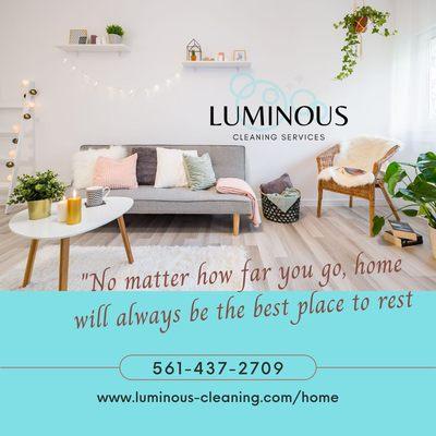 Is the thought of cleaning your home before thanksgiving overwhelming? Give Luminous Cleaning a call!