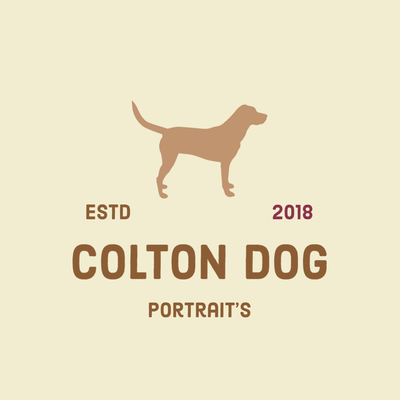 My new logo for Colton Dog Portraits.