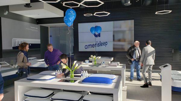 Video wall, digital signage and lighting control - Amerisleep