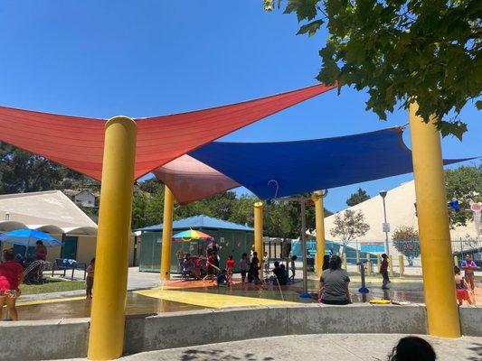 Splash pad for kiddies