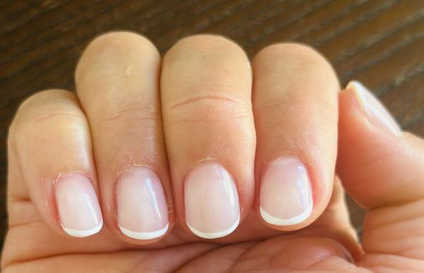 French manicure - OPI: I couldn't bear less (color gel)