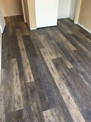 Luxury vinyl plank flooring (LVP)