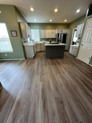 Luxury vinyl flooring