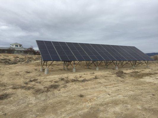 Ground Mount Grid Tied PV Solar System