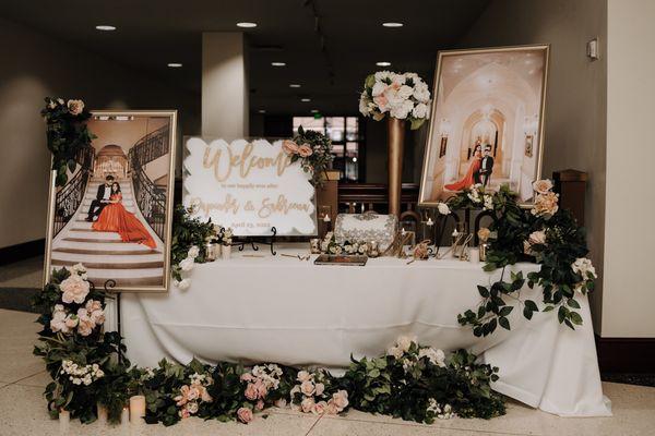 Bay Area Indian Wedding Decorations - Reception Decor in Oakland