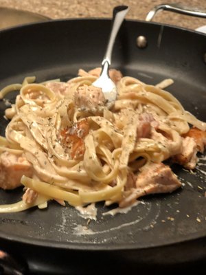 Cajun Salmon Alfredo