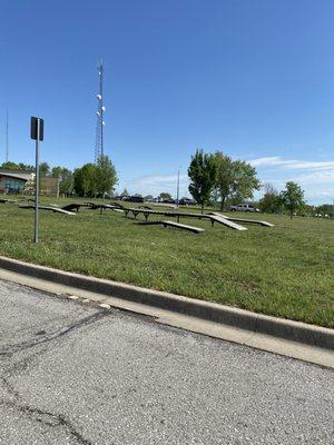 Bike trick ramp site