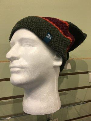 Hempy's "Rasta Beanie". Only at Hemp it UP!  It hip, It's cruelty free. It's vegan. Check out their whole line of caps of all weights!