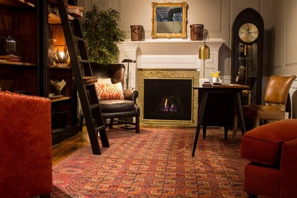 Explore a showroom full of beautiful fireplaces, furniture and unique finds that will ignite your imagination.