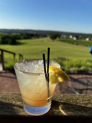 Lavender lemonade (made with vodka)