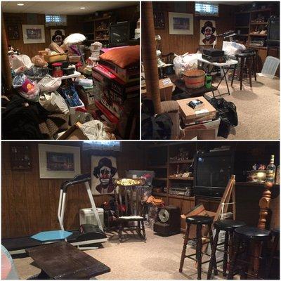 Basement: Before, During and After.