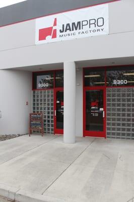 Love the glass block on the entrance.  And check out the cool "special" sandwich board with info you may need!